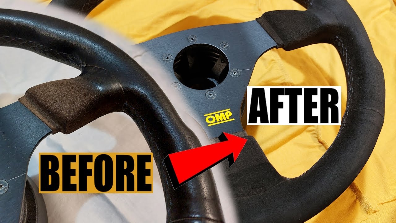 How To Clean Suede Or Alcantara Steering Wheel - Very Cheaply - With Just Soap And Water!