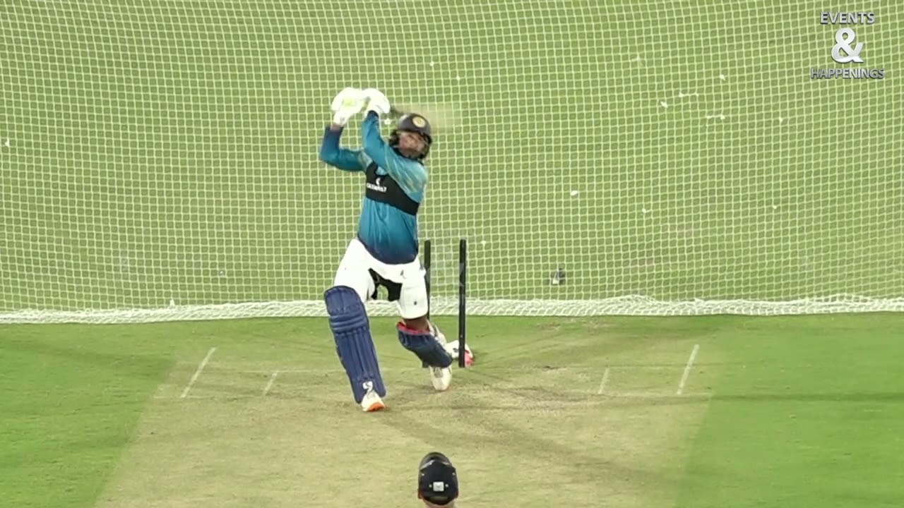 Sri Lankan Batsmen Power Hitting Practice at Pindi Stadium 🔥