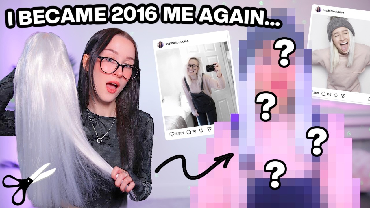 TRANSFORMING MYSELF INTO 2016 ME... 😭 *makeup, hair, outfits*