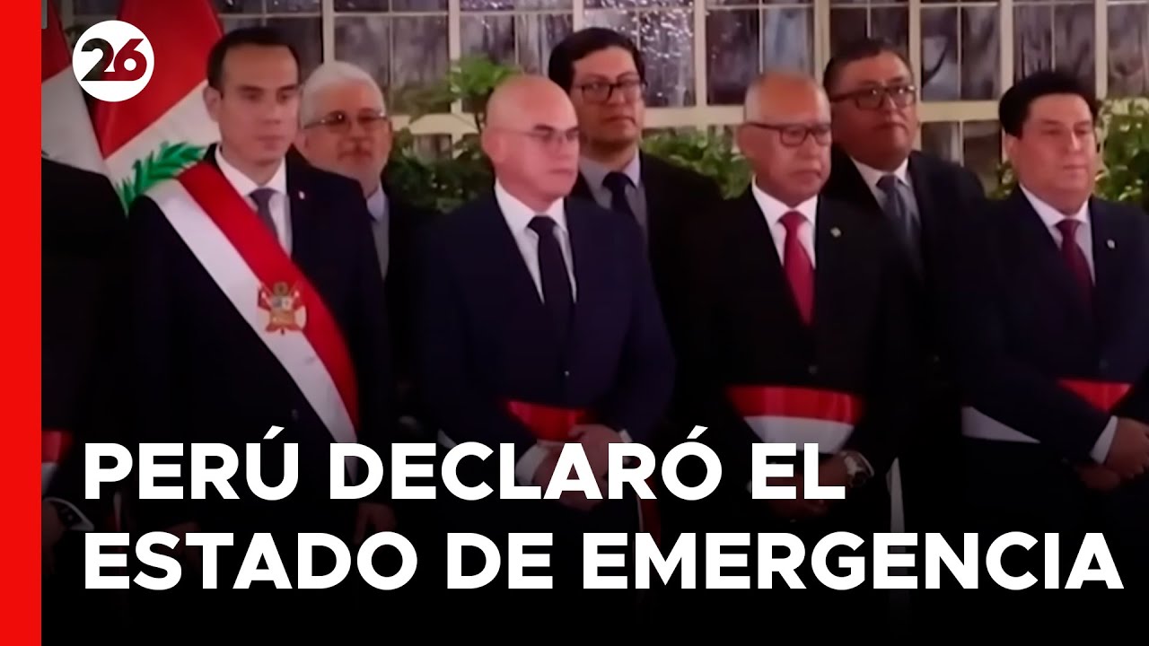 🇵🇪 PER&Uacute; DECLAR&Oacute; EL ESTADO DE EMERGENCIA tras las MASIVAS PROTESTAS que dejaron UN MUERTO