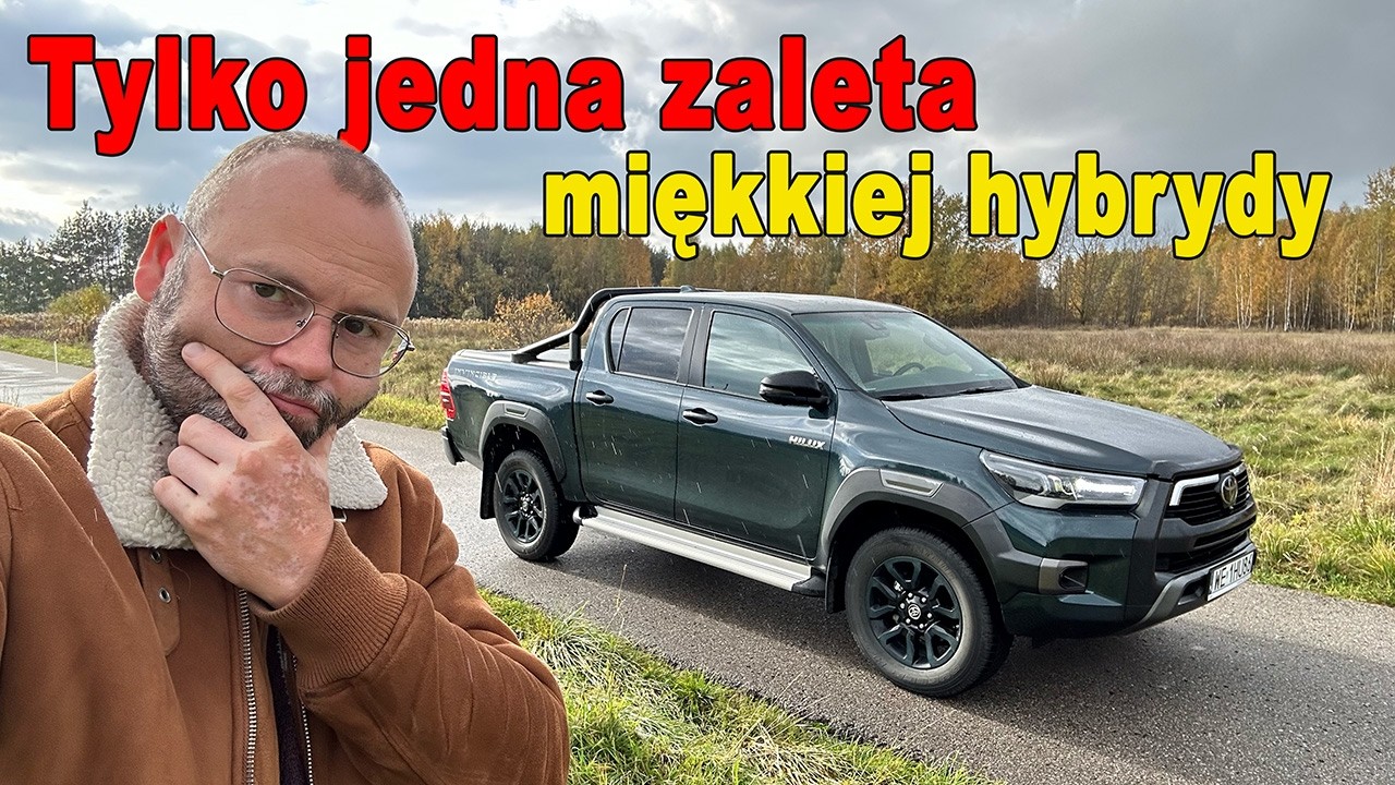 Toyota Hilux po liftingu - jedna zaleta hybrydy