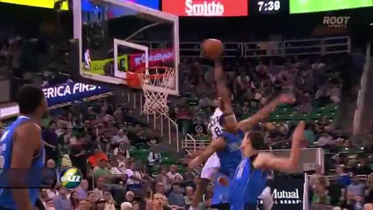 Jazz Dunk of the Year: Bryce Cotton with ridiculous alley-oop