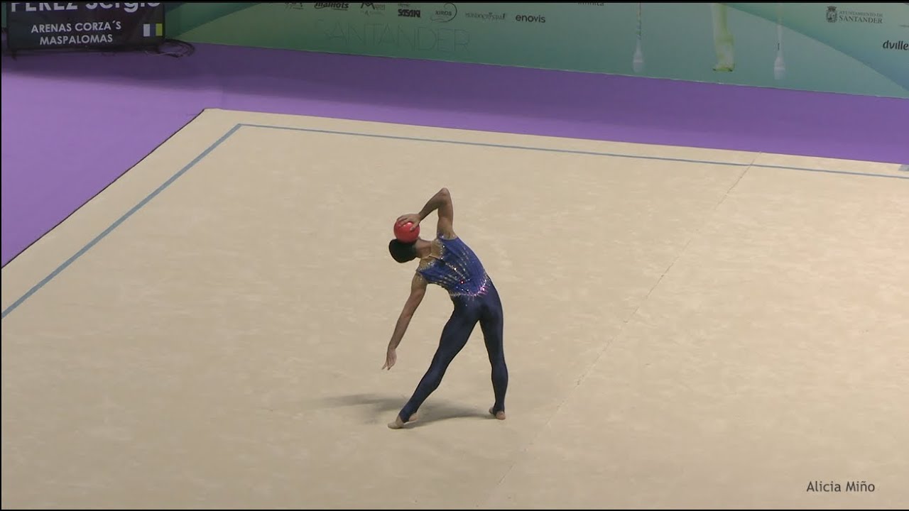 Sergio Pérez - Cto. de España Rítmica Masculina Santander 2023 - Pelota