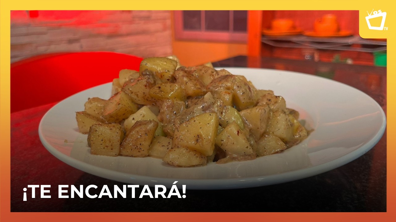 Papa salteada con champiñones, la receta que no puede faltar en tu mesa
