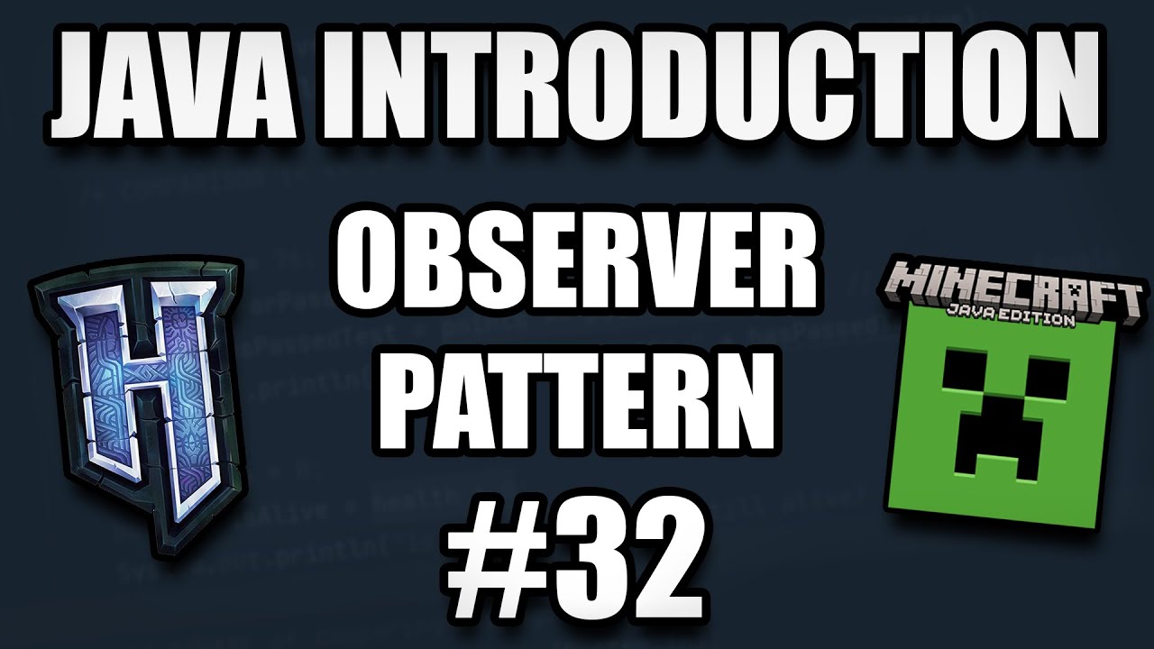 Hytale & Minecraft Modding Java Introduction (2026) #32: Observer Pattern