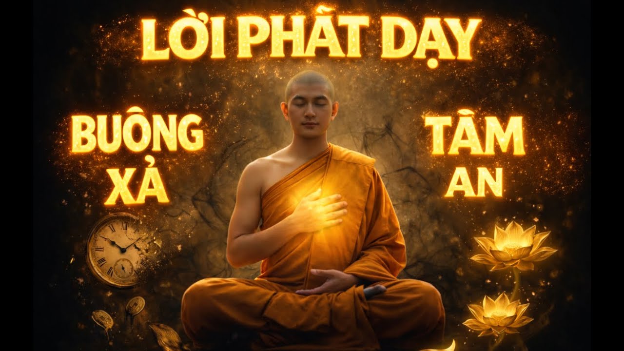 Lời Phật Dạy Giúp Bạn Buông Xả Để Tâm An Giữa Đời