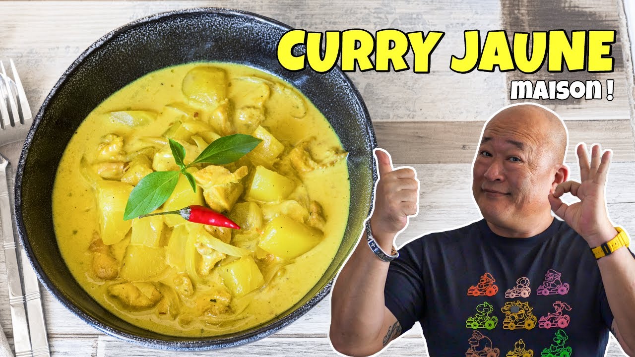 Comment faire du curry jaune thaï - Recette facile ​👌​
