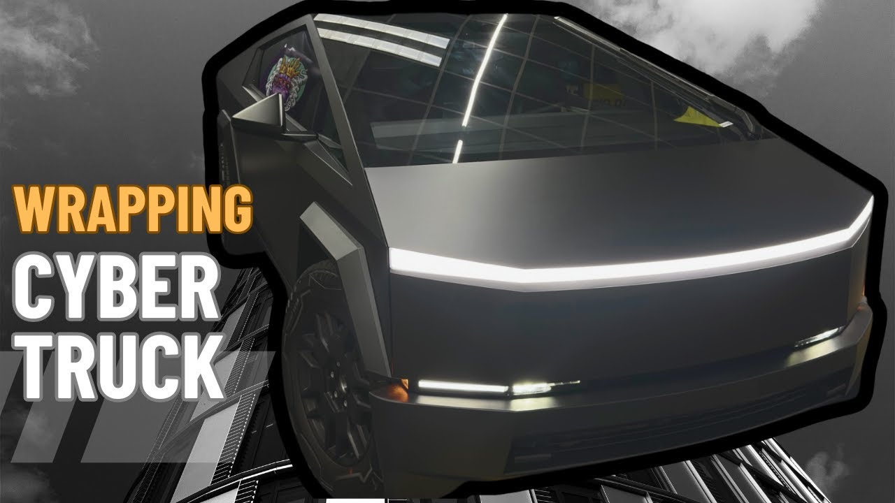 WRAP CYBER TRUCK -  IS IT HARD ?