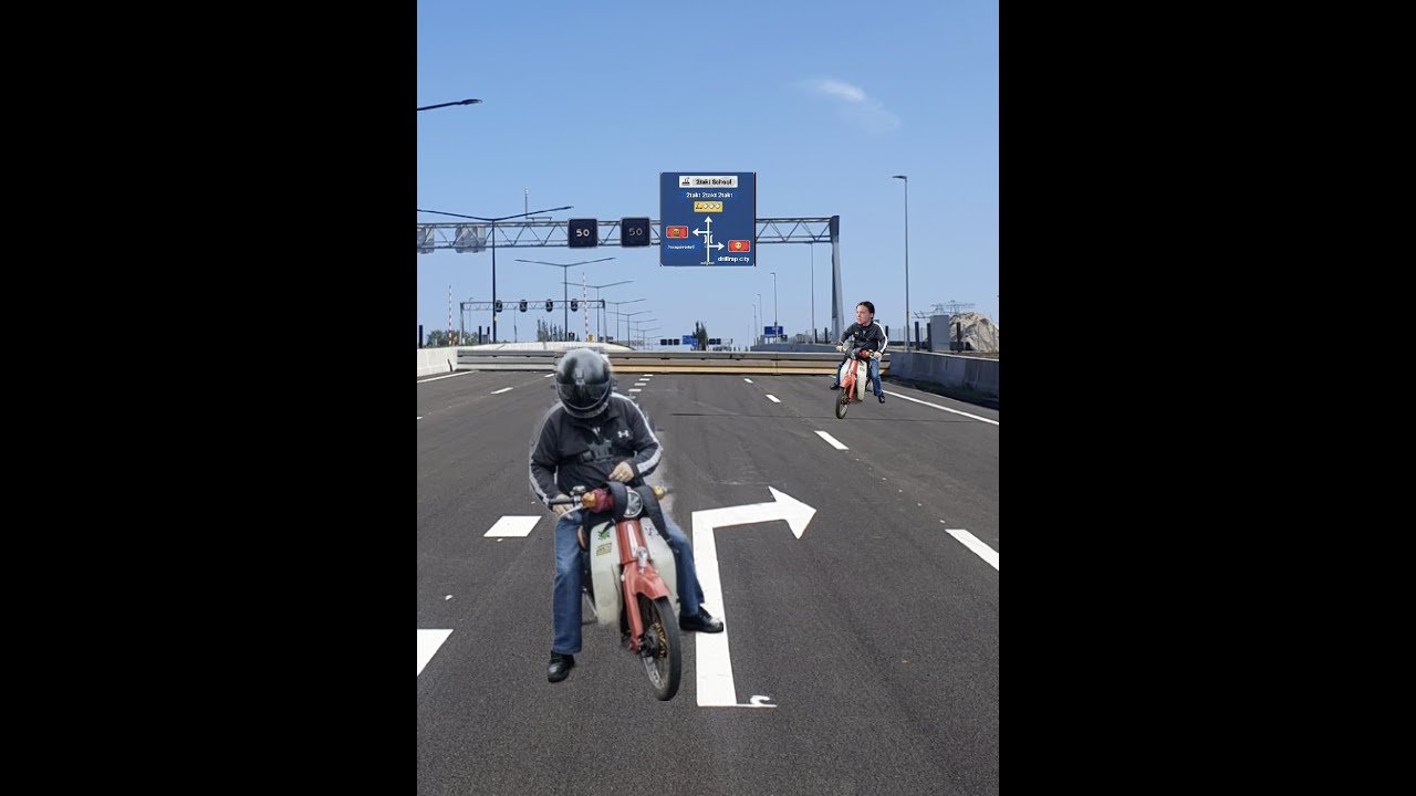Van Haren naar Groningen met de snorfiets