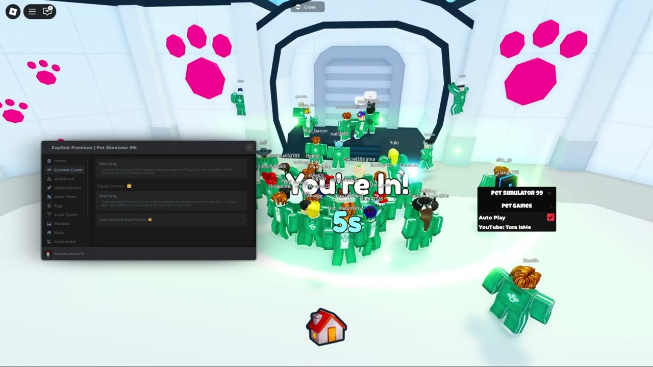 [ Pastebin ] Pet Simulator 99! ⭐NEW OP GUI ( Auto Farm, Auto Rank, Auto Farm Event ,... ) No ads