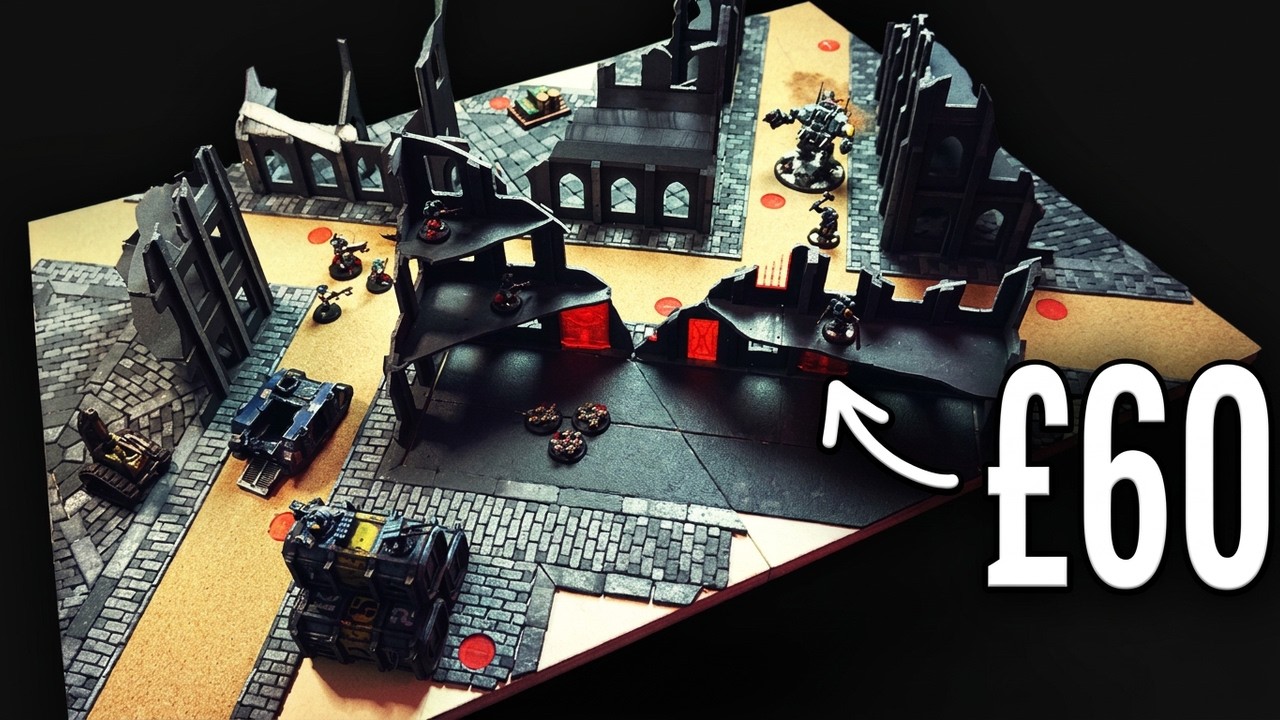 Build Your Own 40K RUINED CITY : DIY Warhammer Terrain