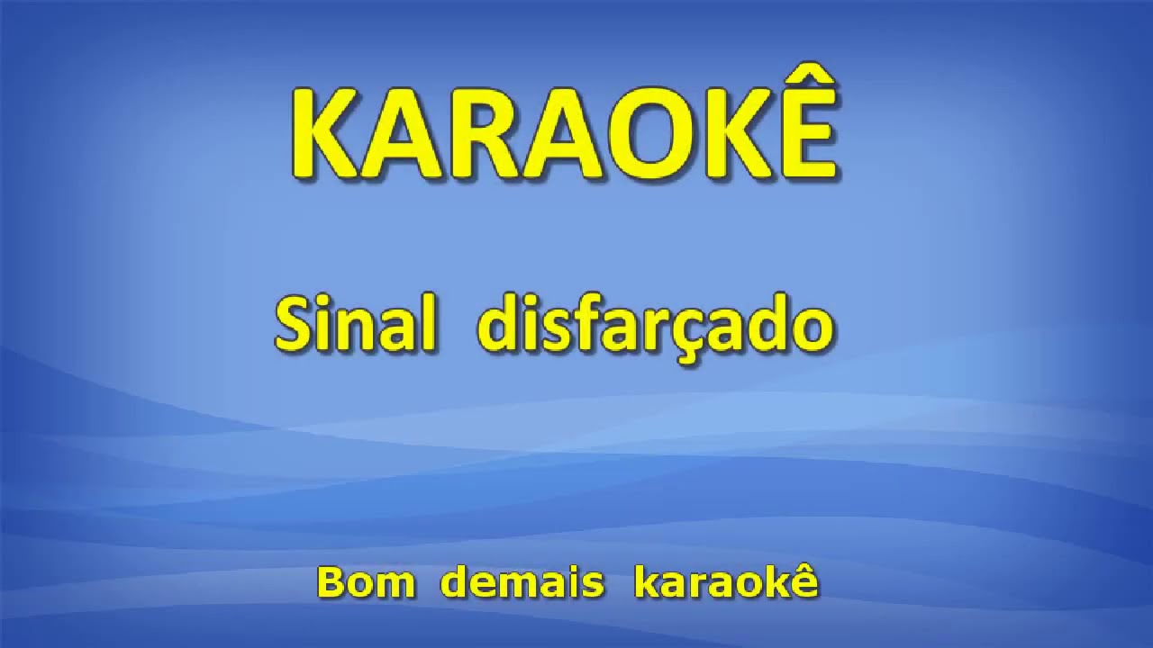 Z&eacute; Ricardo e Thiago karaok&ecirc; - Sinal disfar&ccedil;ado