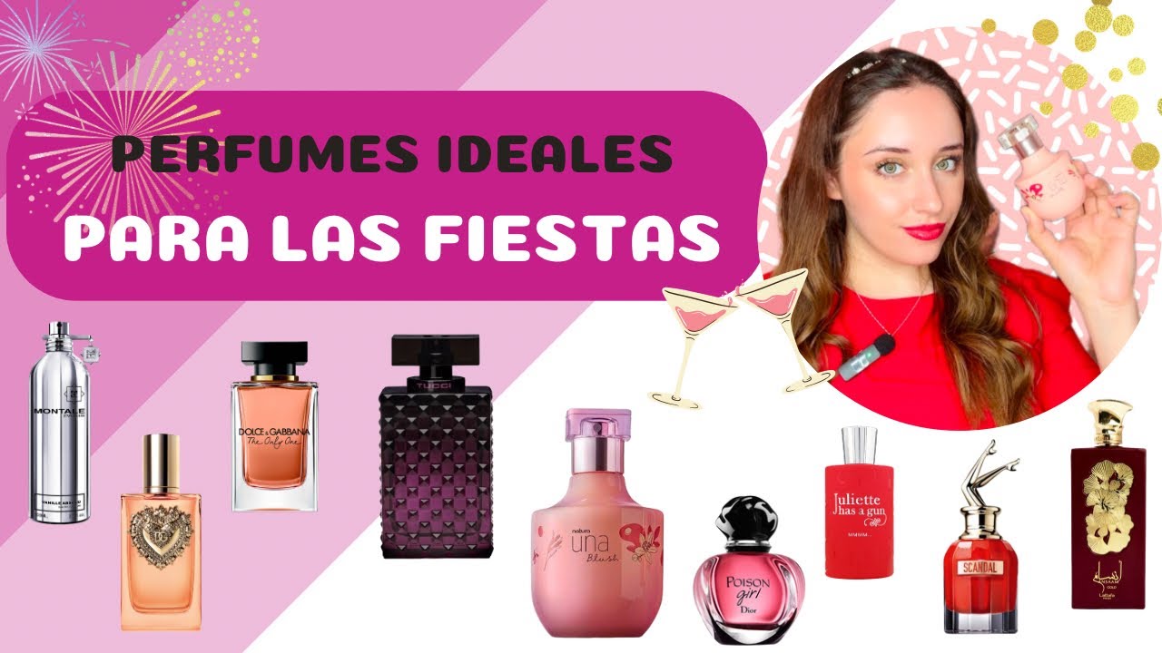 Perfumes ideales para las fiestas, todos los valores! 