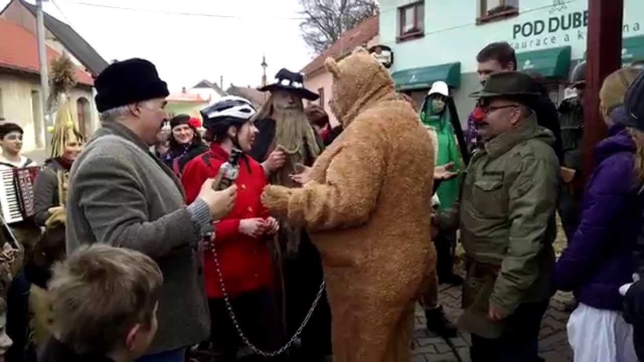 Masopust Svitávka - zastřelení medvěda