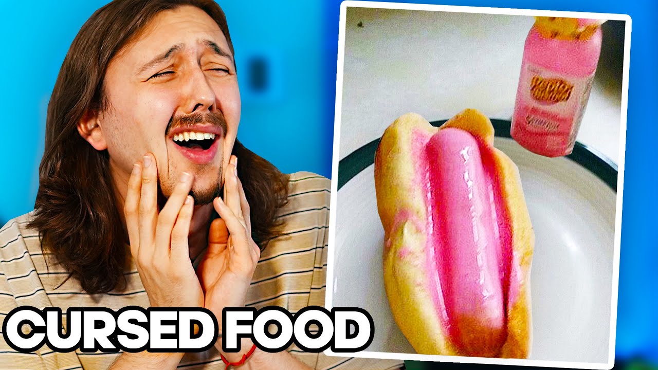 Je teste la pire nourriture maudite d'internet (cursed food)
