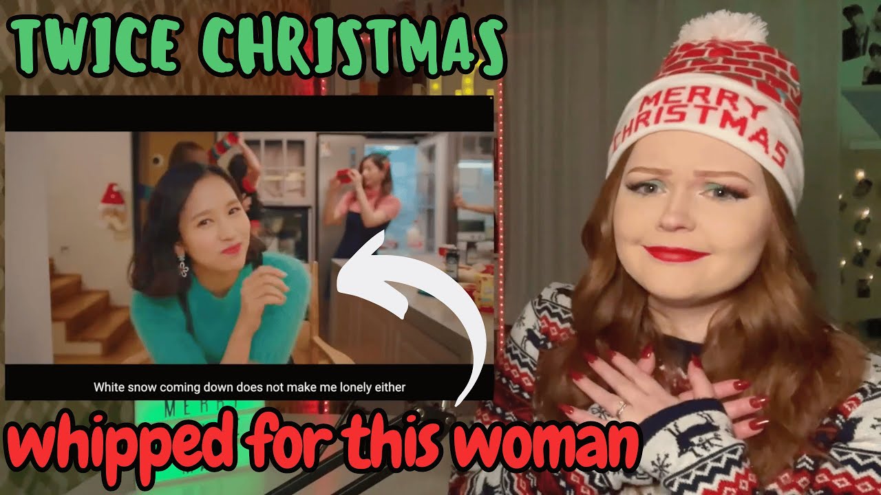 TWICE Christmas Reaction! (Merry & Happy, Nayeon's Santa Tell Me, Doughnut, Mina's Snowman)