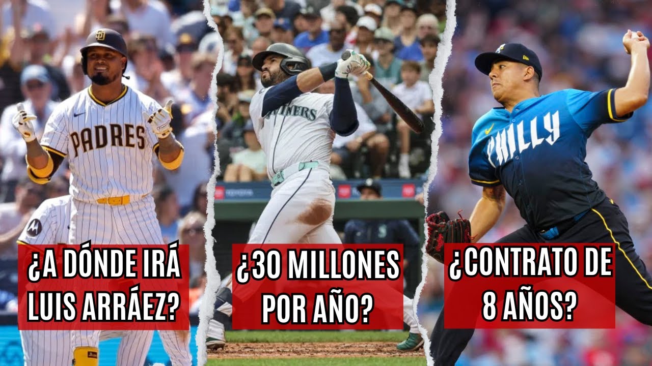 TODOS LOS AGENTES LIBRES VENEZOLANOS EN LA MLB: Luis Arráez, Eugenio Suárez, Gleyber Torres...