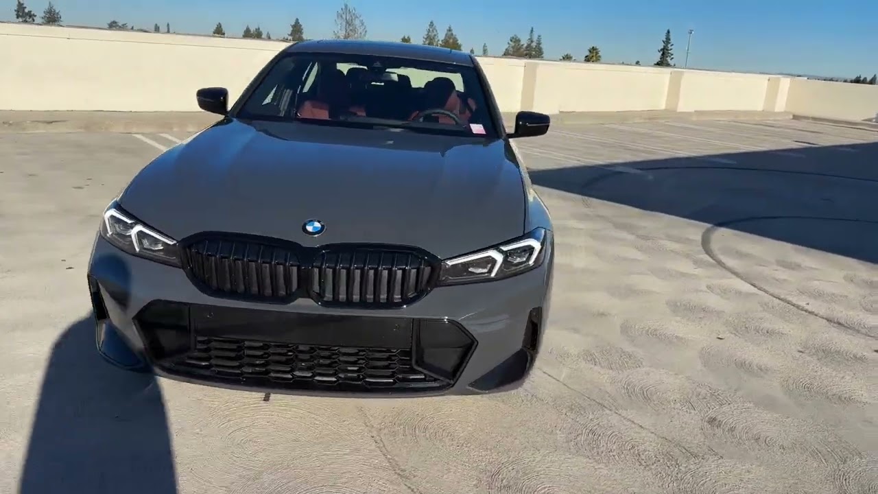 Ознакомьтесь с LCI 330i 2023 года в цвете Dravit Grey с пакетом M Sport | 4K