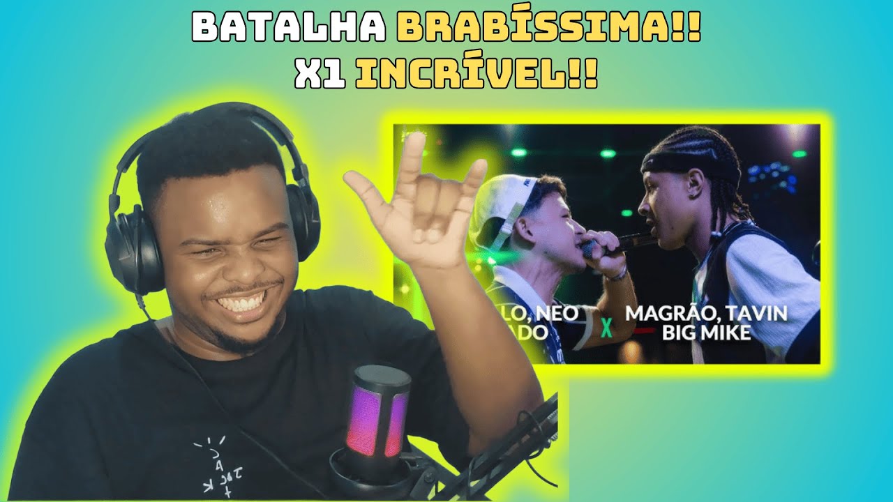 (CLIMA TENSO🤬) APOLLO, NEO E PRADO x MAGRÃO, TAVIN E BIG MIKE | SEMIFINAL | BDN SPARTA | REACT PAULO