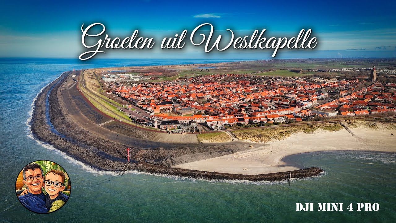 Westkapelle, op de kop van Walcheren | DJI Mini Pro 4
