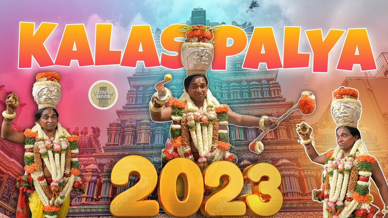KALASIPALYA KARAGA 2023 | DAY 10 GANGA POOJA at THIGALARPETE DHARMARAYA SWAMY TEMPLE | #templemonk