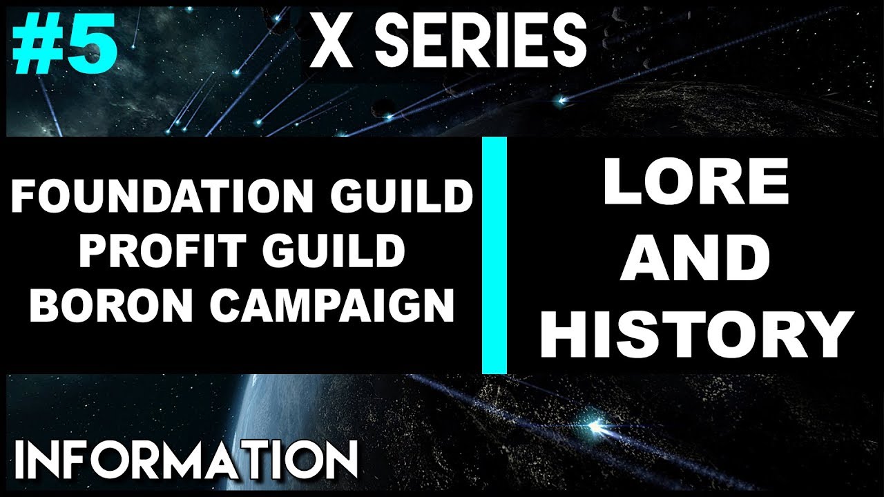 X UNIVERSE LORE | FOUNDATION GUILD, PROFIT GUILD & BORON CAMPAIGN - With X4 Foundations Gameplay