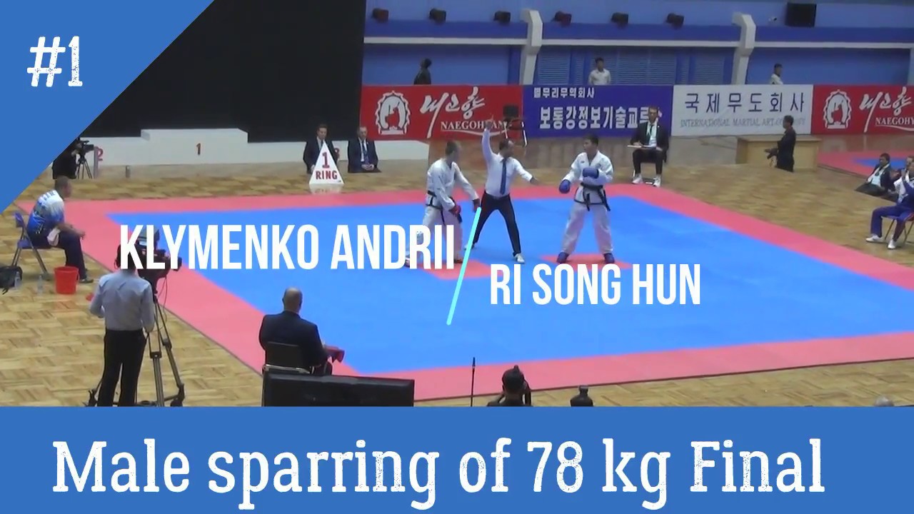 World Taekwondo Championship Pyongyang 2017 Sparring of 78 kg Final Klymenko Andrii-Ri Song Hun