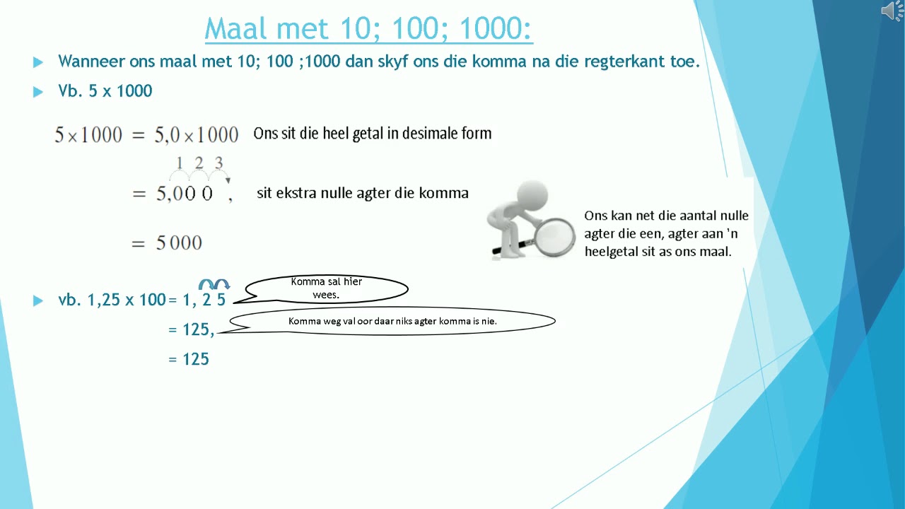 gr6 Desimale deel 2: Omskakelings, afronding en x10;100;1000