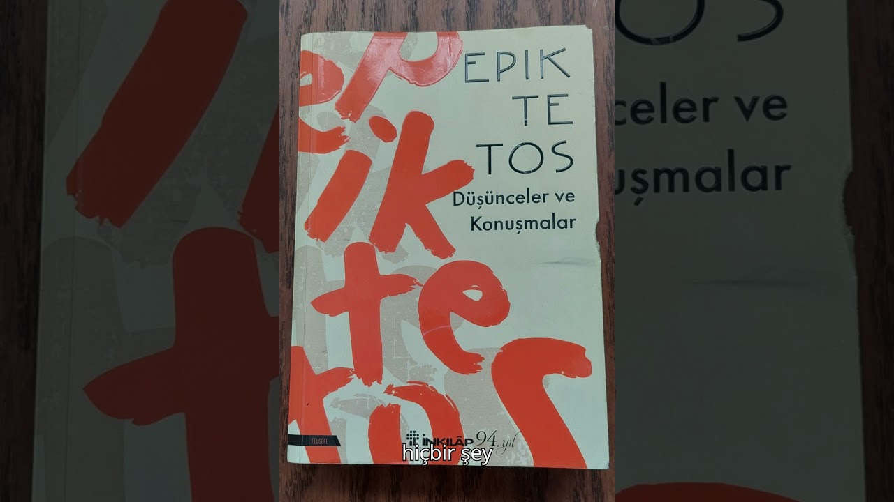 Epiktetos-D&uuml;ş&uuml;nceler ve Konuşmalar | Akademisyenlere karşı (Sesli Kitap)#seslikitap #felsefe #stoa