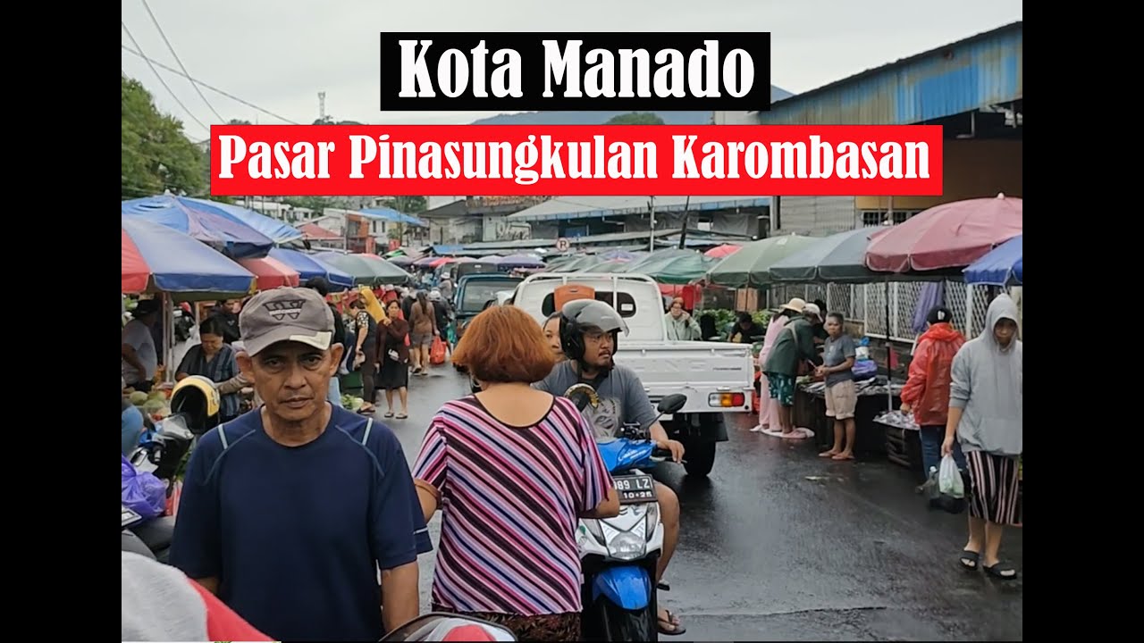 Pertama kali Naik Angkot dari Tikala menuju Pasar Tradisional Pinasungkulan Karombasan | Kota Manado