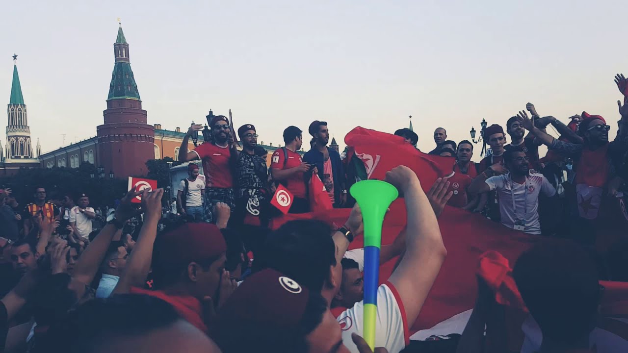 Tunisian Supporters in Russia - Les Supporteurs Tunisiens en Russie - الجمهور التونسي في روسيا