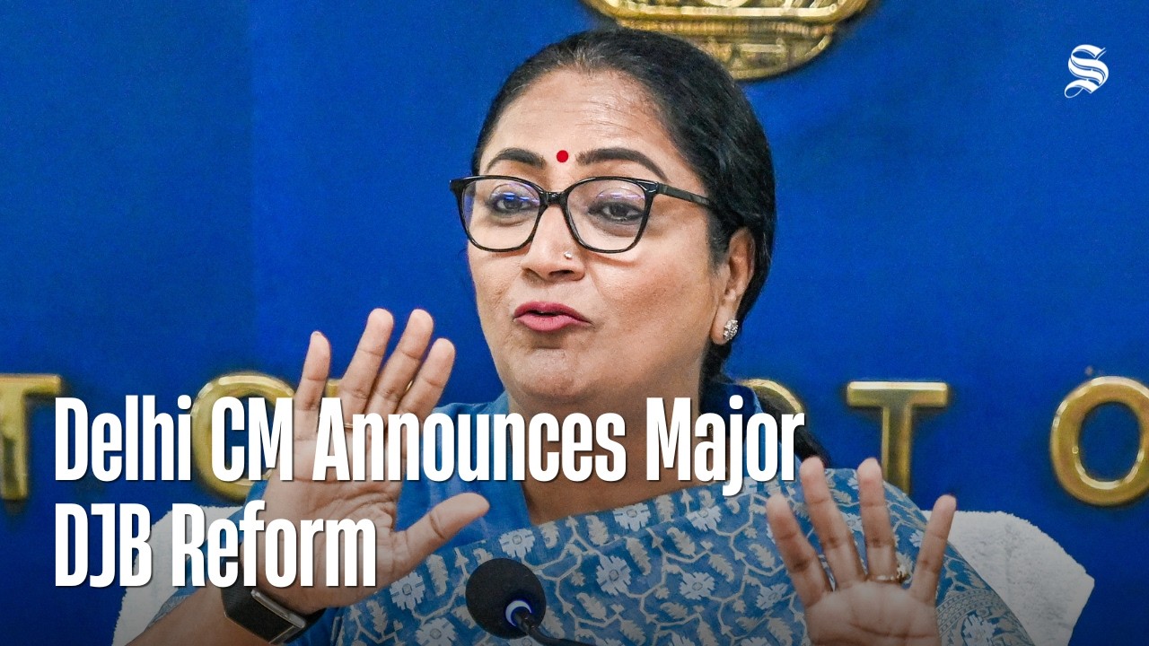 Delhi CM Rekha Gupta announces rationalisation of Delhi Jal Board infrastructure charges for water