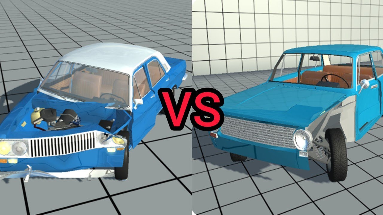 comparación de simple car crash y not simple car crash