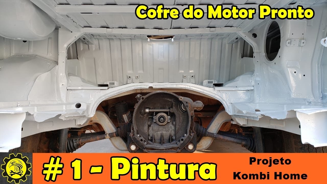Pintura 01 / Cofre do Motor Pronto / Projeto Kombi Home