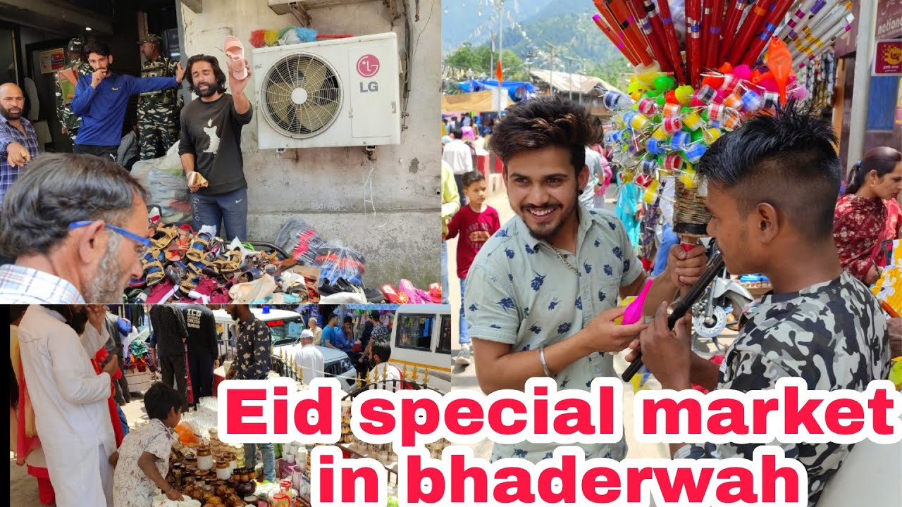 Eid special market in bhaderwah #bhaderwah