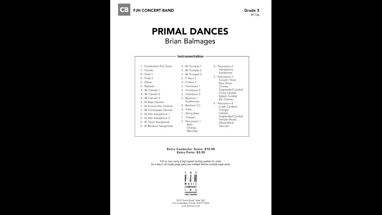 Primal Dances - Brian Balmages