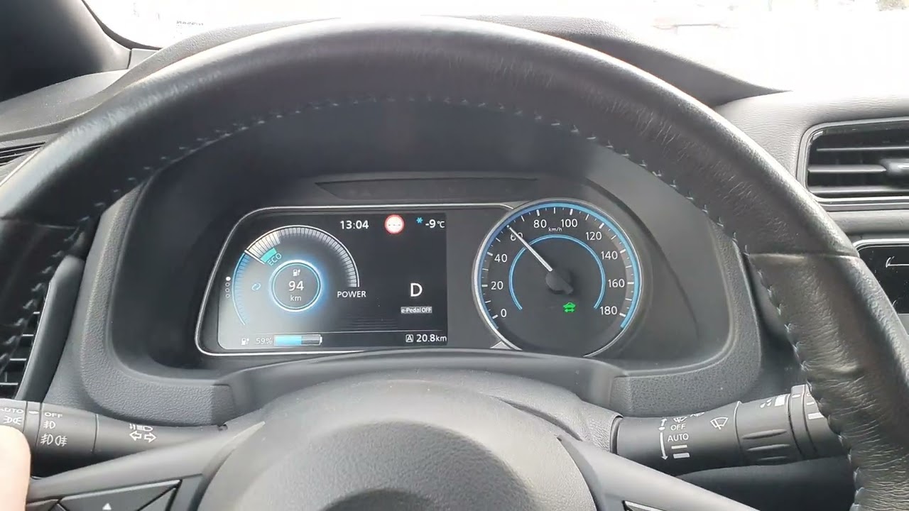 Nissan Leaf Ze1 после WV E-Golf муки выбора.