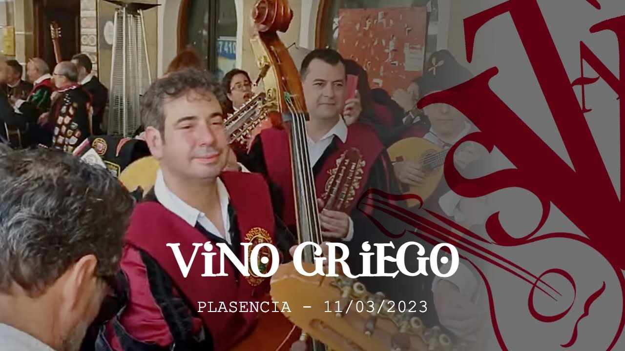 VINO GRIEGO. Certamen de tunas de distrito (Plasencia, 11.03.2023). Tuna Universitaria de Salamanca.