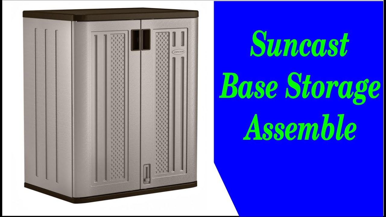 Suncast  Base  Storage Cabinet Assembly | Storage For Intex Pool Items