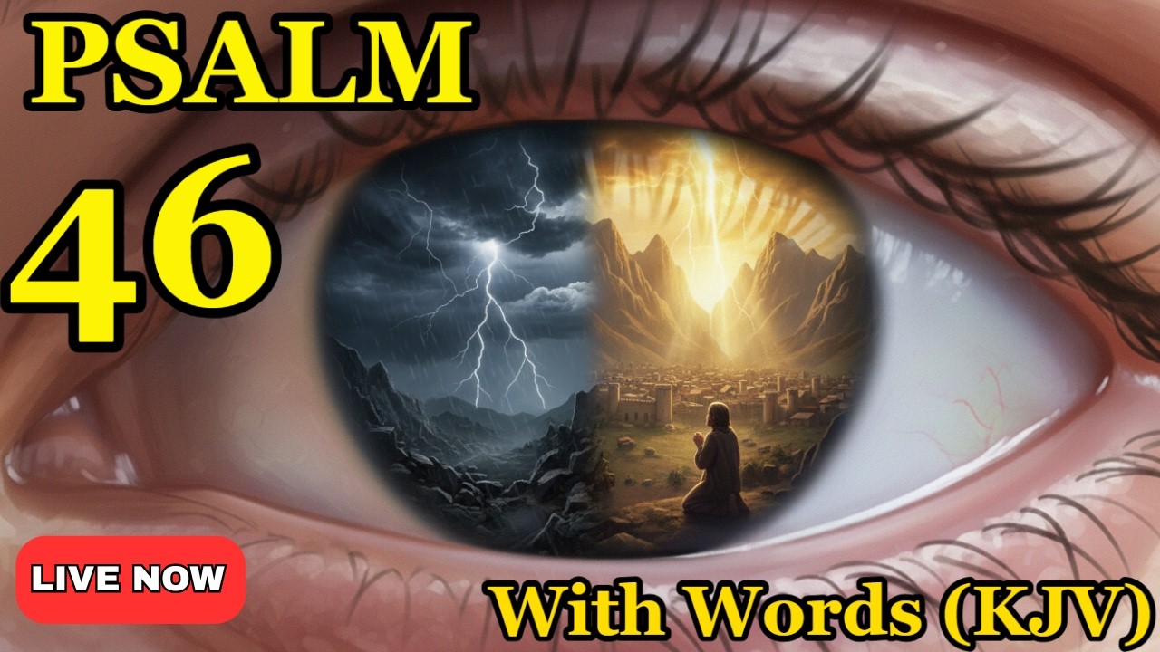 LIVE: God Is Your Refuge — Psalm 46 Live Prayer & Scripture (KJV)
