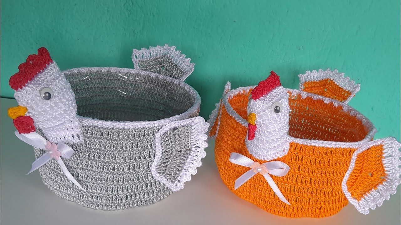 GALINHA EM CROCHÊ ❤️🐔PORTA OVOS) | PASSO A PASSO - Valdenete Crochê
