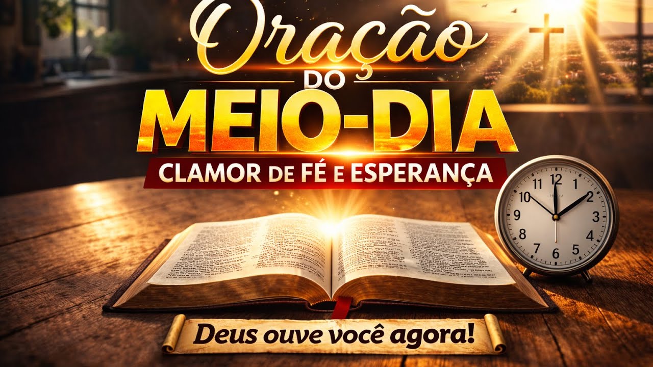 ORAÇÃO DO MEIO-DIA 🙏 Deus Vai Mudar a Sua Tarde Hoje!