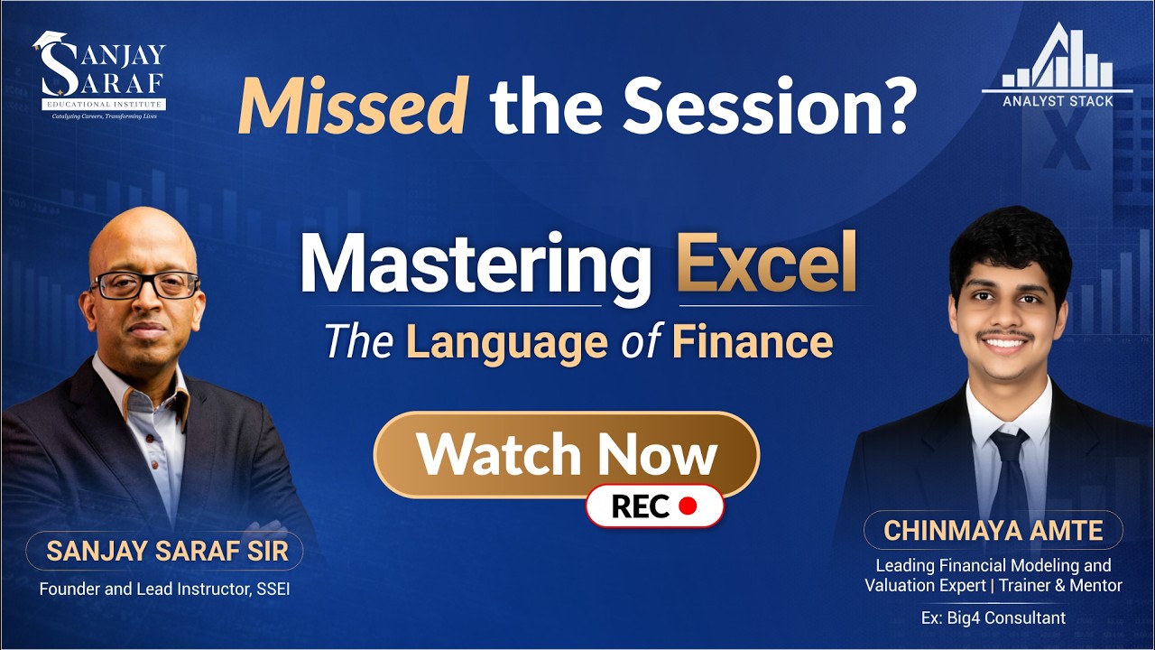 Mastering Excel: The Language of Finance | Excel Skills Every Finance Student Must Learn