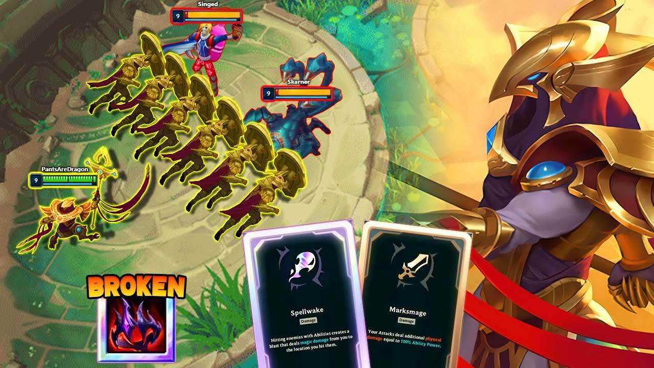 NEW ITEM MAKES AZIR DEMON KING ASCENDED GOD WITH SOLDIERS DOING 100% PHYSICAL DAMAGE (Marksmage)