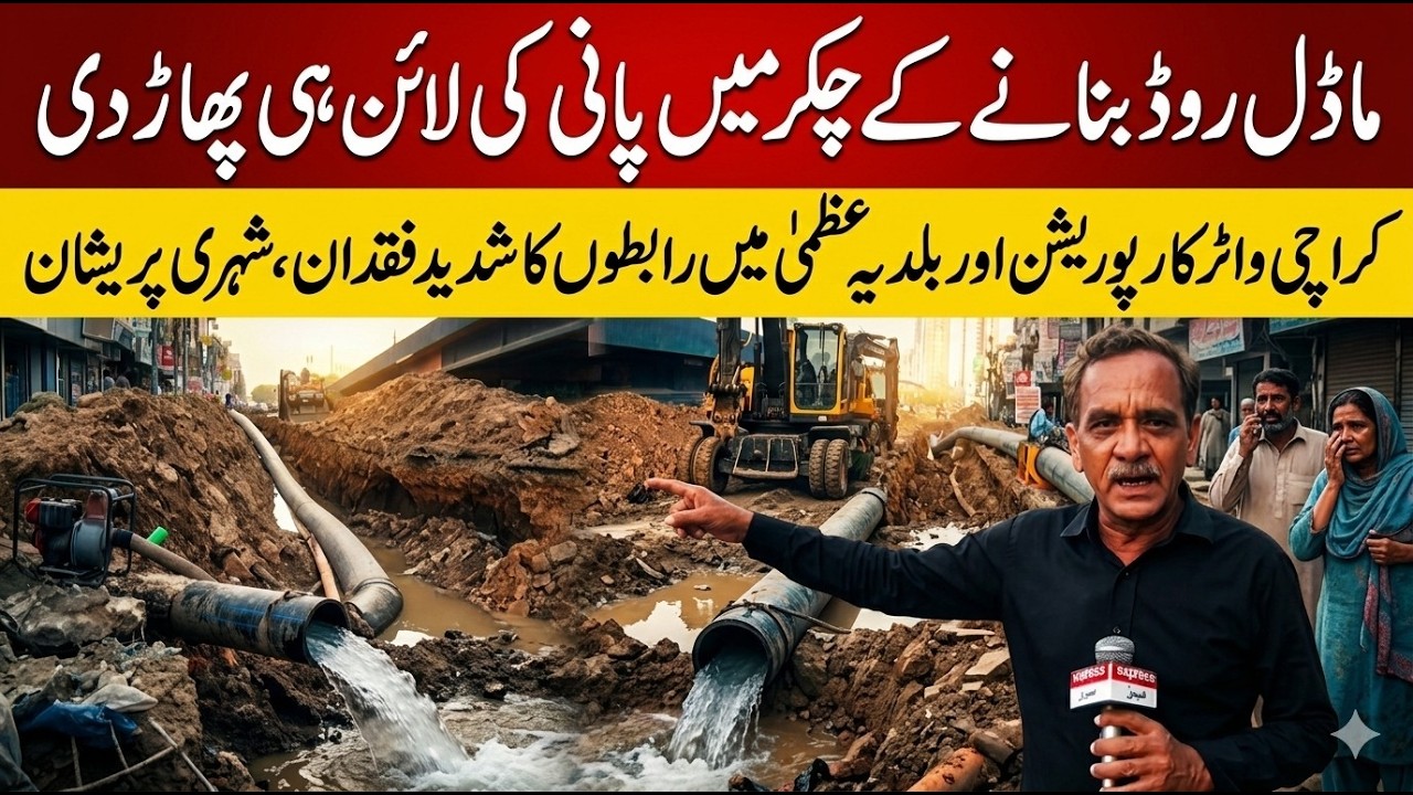 Whose Responsibility? The Ongoing Water Line Dispute Affecting Thousands in Karachi