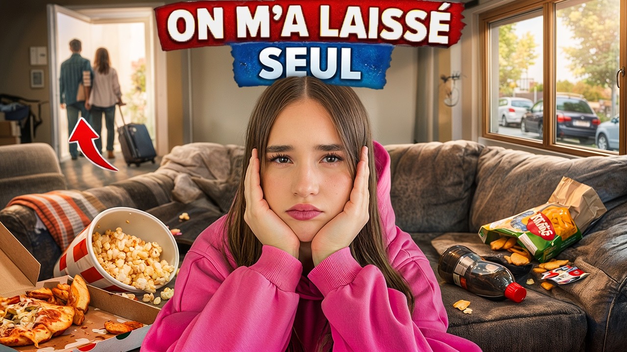 ON M&rsquo;A LAISS&Eacute;E SEULE&hellip; 😱 (2 jours sans parents) !