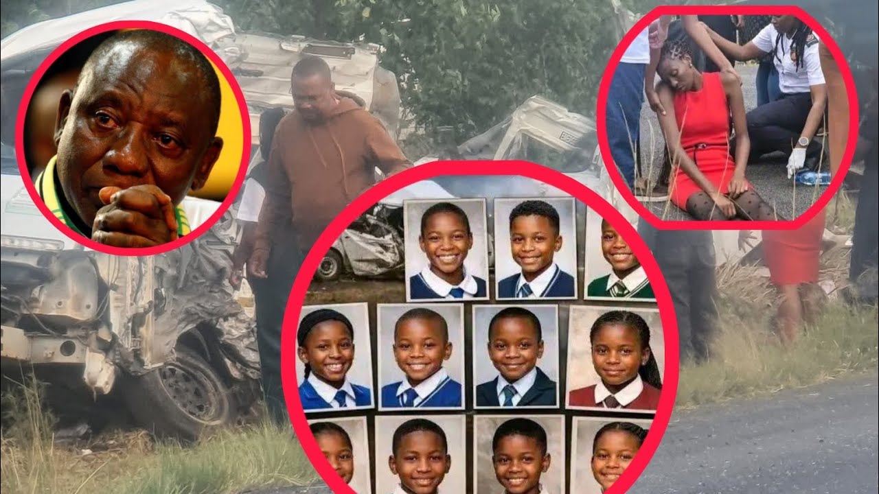 President Ramaphosa BREAKS Down As 13 Learners Die In Vaal Transport Crash? 