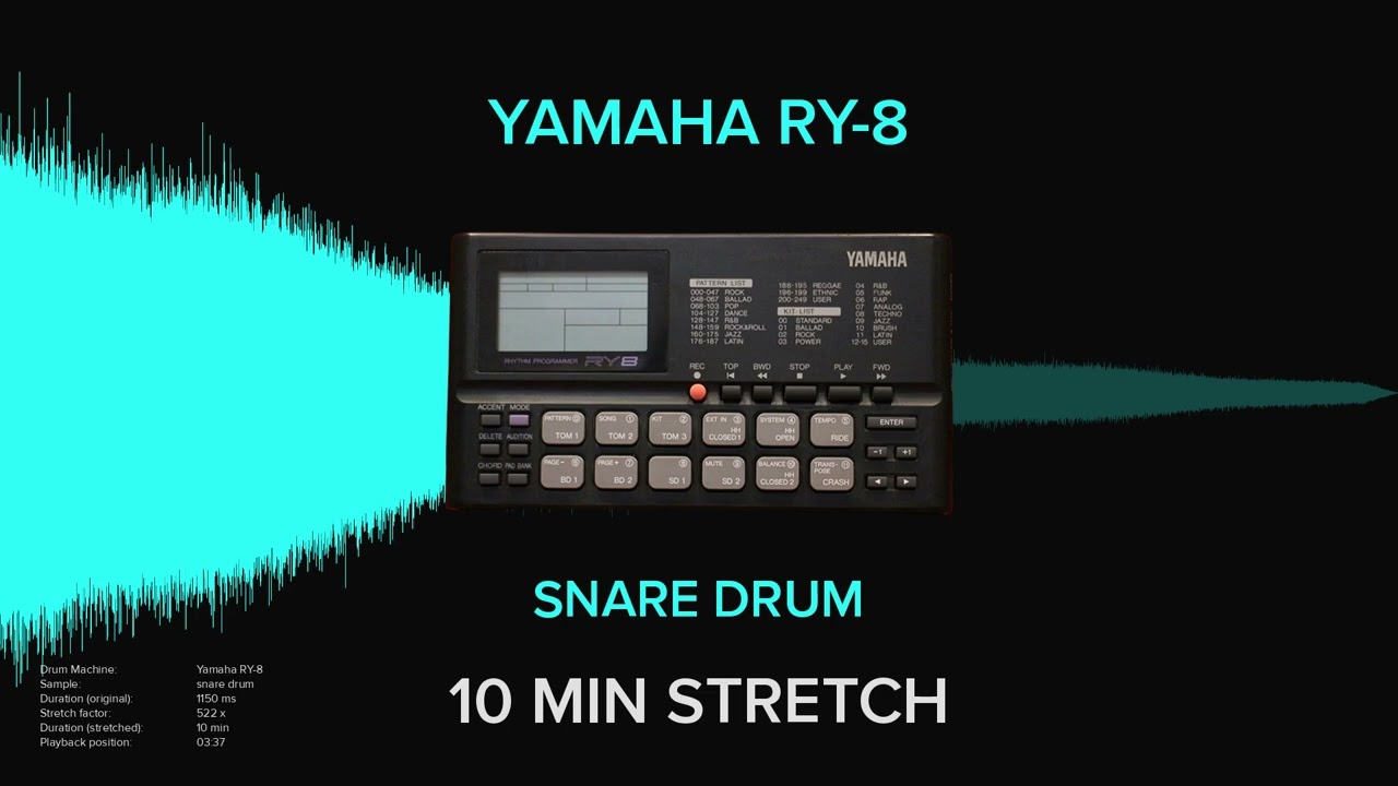 Yamaha RY-8 Snare Drum (10 MINUTES)