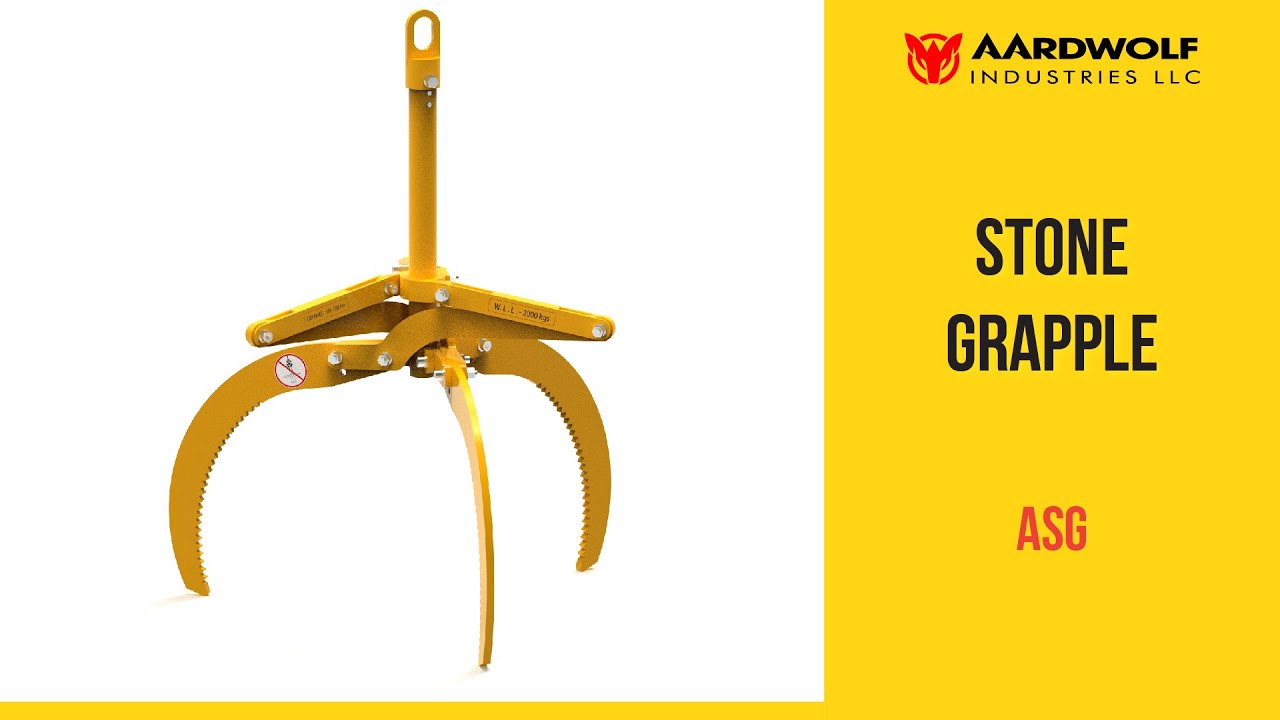 Stone Grapple ASG | Attachment for stones, rocks | Aardwolf