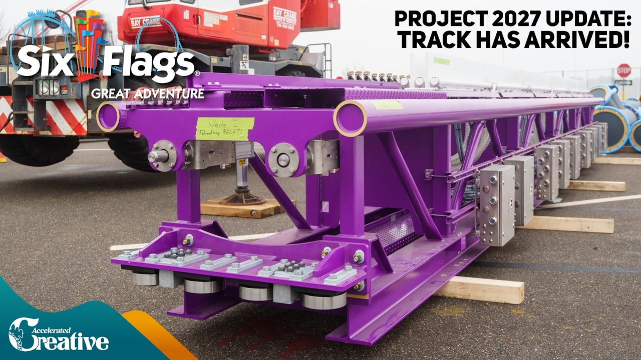 TRACK HAS ARRIVED! - Six Flags Great Adventure Project 2027